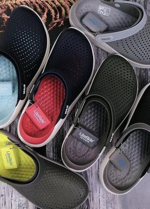 Чоловічі крокси сабо crocs literide хіт продажів усі розміри у наявності7 фото