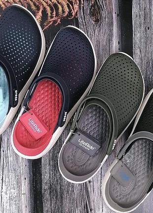 Чоловічі крокси сабо crocs literide хіт продажів усі розміри у наявності6 фото