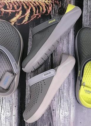 Чоловічі крокси сабо crocs literide хіт продажів усі розміри у наявності4 фото