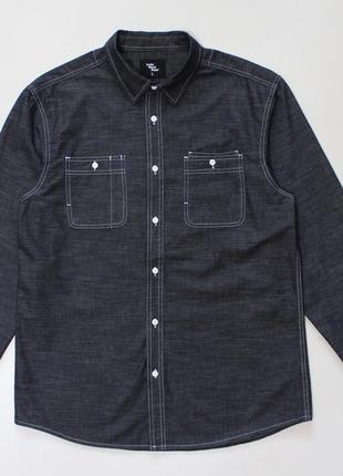 Класна базова сорочка (зроблена під джинсову, але не джинсова:) від cedarwood state2 фото