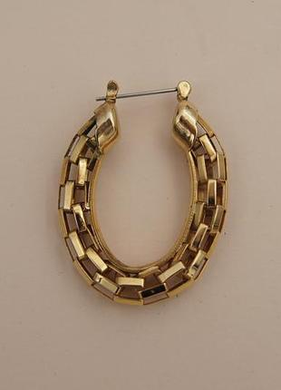 Моносережка вінтаж підкова під золото // скриня зі скарбами