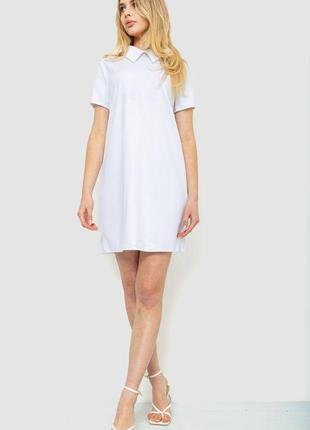Сукня повсякденна, колір білий, 214r00402 фото