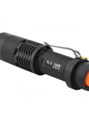 Ліхтарик тактичний ручний police bl-1812-t6 | кишеньковий ліхтар із usb заряджання | im-767 ліхтарик bl10 фото