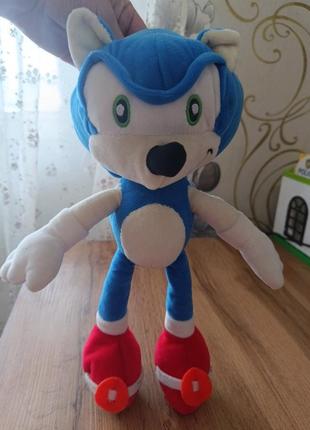 Мягкая игрушка соник 27 см синий sonic jinx plush