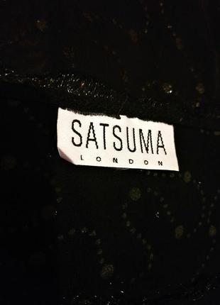 Привлекательная легкая блузка с декором satsuma london, бур-во крупнобритания3 фото