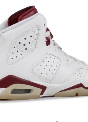 Air jordan 6 retro gs «maroon»,