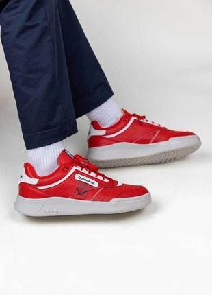 Шкіряні жіночі кросівки reebok club c legacy keith haring 40,5-41 розмір9 фото