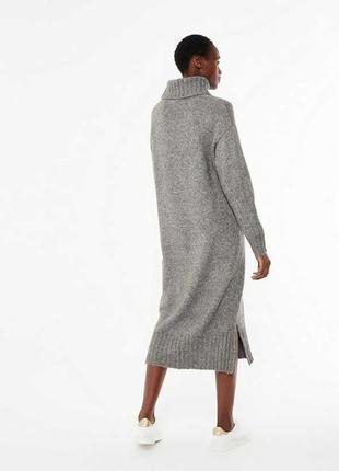 Стильное вязаное миди платье свитер h&amp;m2 фото