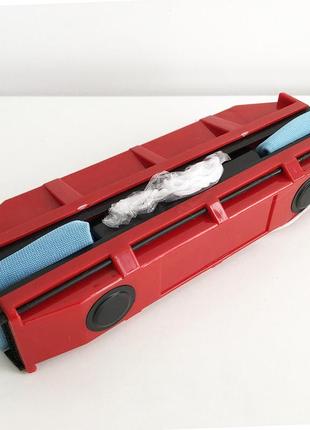 Щетка магнитная для мытья стекол с двух сторон ym-760 glider красная2 фото