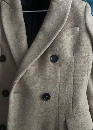 Пальто цвета кэмел от зара3 фото