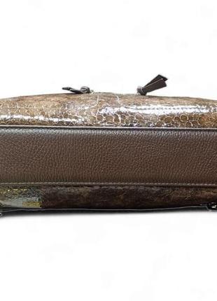 Сумка-рюкзак жіноча з натуральної шкіри karya туреччина4 фото