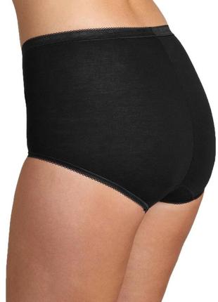 Sloggi maxi briefs panties basic нижнее белье из 95% хлопка с высокой посадкой2 фото