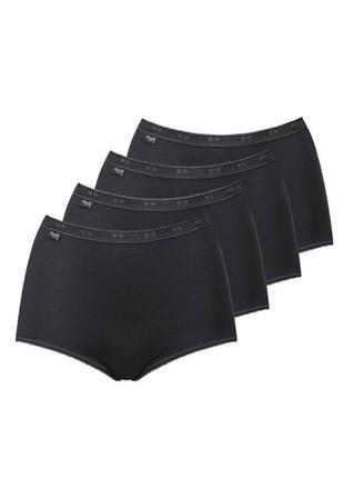 Sloggi maxi briefs panties basic нижнее белье из 95% хлопка с высокой посадкой3 фото