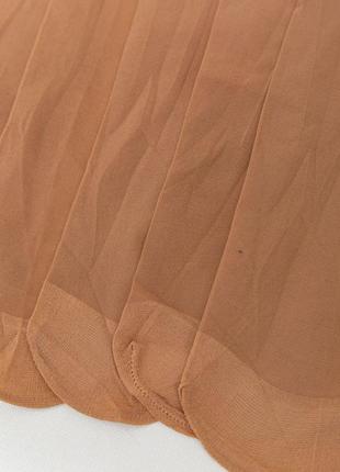 Комплект женских капроновых носков 5 пар, цвет бежевый, 139r001-53 фото