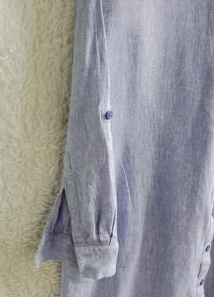Лляне мідіплаття-сорочка marks&amp;spencer7 фото