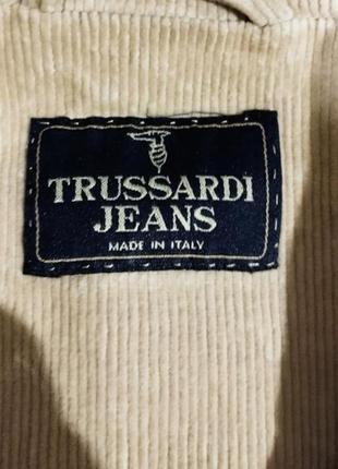 Елегантний вельветовий жакет класу люкс італійського будинку моди trussardi6 фото