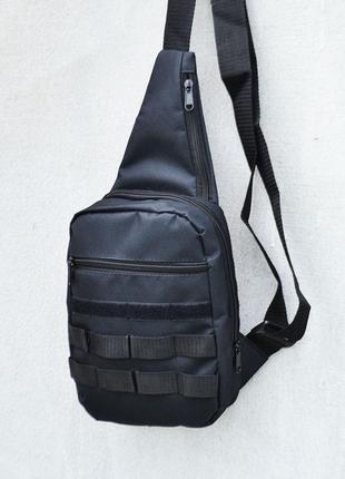 Тактический мессенджер | тактическая сумка на грудь | мужские сумки через плечо | сумка tr-105 кобура3 фото