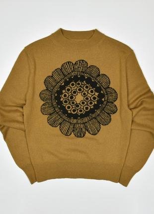 Светр marimekko x uniqlo розмір xs // вовна кашемір кофта джемпер пуловер