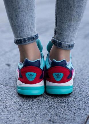 Кроссовки женские adidas falcon, голубые (адидас фалькон, адидасы, кросівки)6 фото