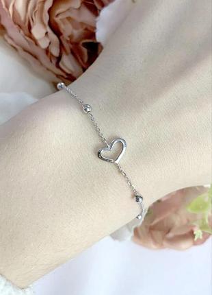 Браслет silver flame срібний 3