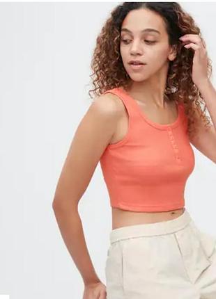 Uniqlo топ в рубчик,л.