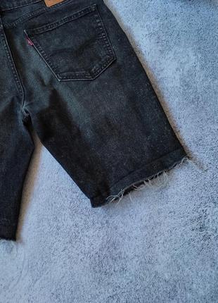 Мужские джинсовые шорты levis 501 5112 фото