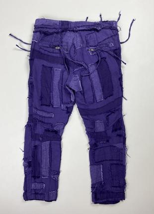 Новые женские брюки haider ackermann patchwork5 фото
