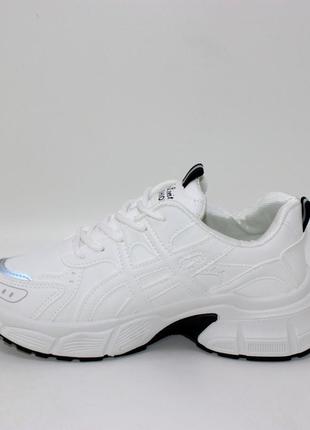 Стильові білі жіночі весняні кросівки на підвищеній підошві,світловідбивні,жіноче взуття весна/осінь7 фото