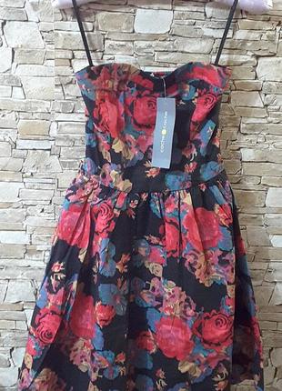 Мегатрендовое платье  бюстье, eu 36, s, cache cache, франция