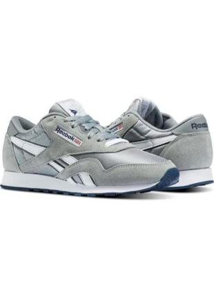 Мужские кроссовки classic nylon platinum jet blue