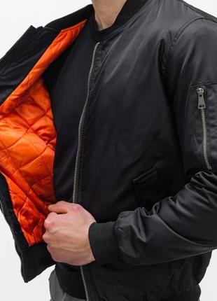 Куртка бомбер ма-1 черный 1133