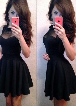 Чёрное платье1 фото