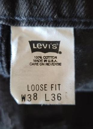 Рідкісні вінтажні джинси levi's 545 w38 l36 made in usa5 фото