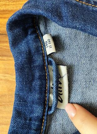 Джинсовая курточка джинсовка на девочку 9-10 лет3 фото