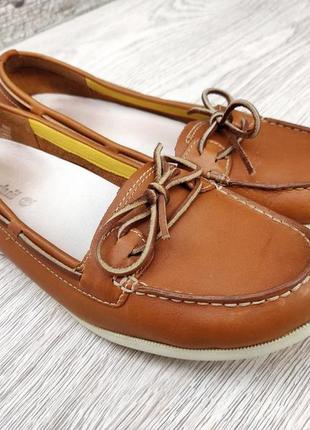 Timberland шкіряні мокасини 100% оригінал/балетки топсайдеры лофери sebago sperry2 фото