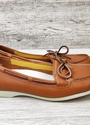 Timberland мокасины кожаные 100% оригинал/балетки топсайдеры лоферы sebago sperry3 фото