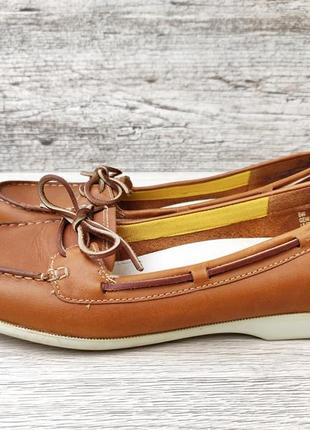 Timberland шкіряні мокасини 100% оригінал/балетки топсайдеры лофери sebago sperry4 фото