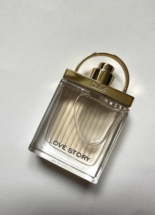 Парфюмированная вода женская chloe love story, 7.5 мл (миниатюрка)