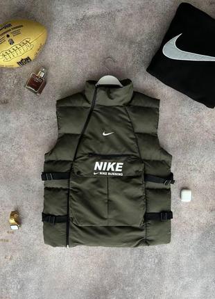 Жилетка nike жилет хаки мужской / женский безрукавка найк