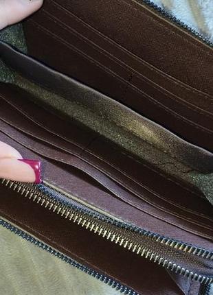Гаманець жіночий, гаманець з двома відділеннями,з петлею для носіння на карабіну9 фото