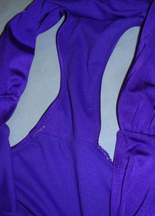 Низ от купальника раздельного трусики женские плавки размер 52 / 18 фиолетовые5 фото