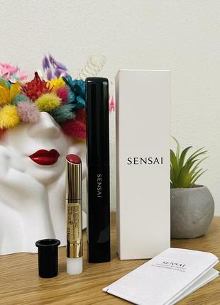 Оригінал sensai contouring lipstick помада для губ cl01 mauve red1 фото