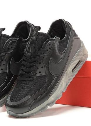 Мужские кроссовки черные в стиле nike am 90 terrascape