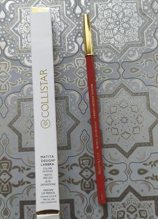 Олівець для губ collistar matita design labbra design lip pencil 205 zucca в коробці3 фото
