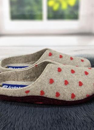 Тапочки женские комнатные фетровые для ламината inblu песочные 4228