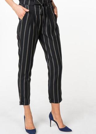 Штани сині у смужку zara