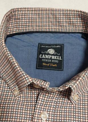 Новая качественная стильная брендовая рубашка campbell premium brand