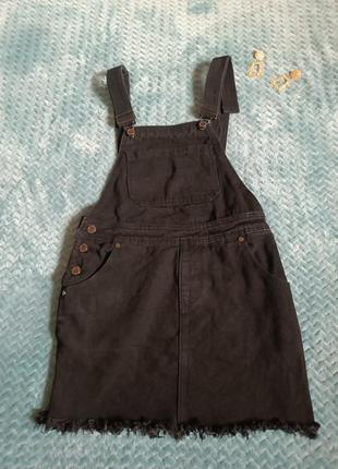 Джинсовий сарафан boohoo 🖤 3