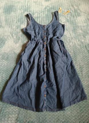 Трендовое джинсовое платье