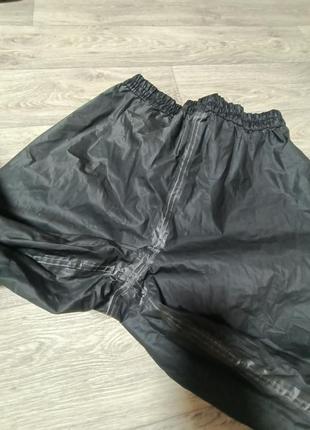 Штаны дождевики xl размер водонепроницаемые черные3 фото